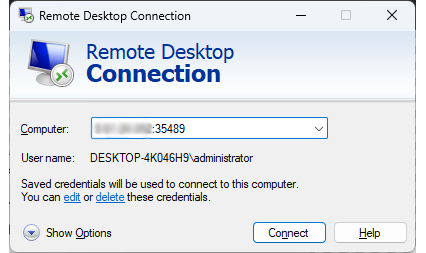 ورود با ریموت دسکتاپ به windows server