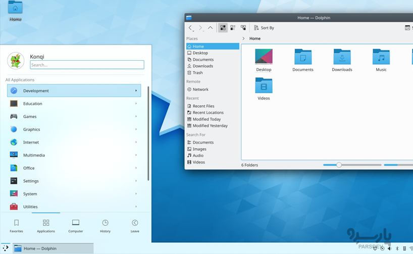 محیطدسکتاپ KDE