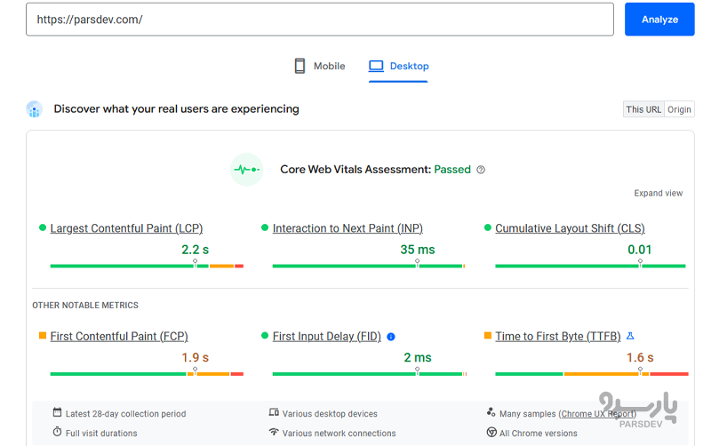 آموزش Google PageSpeed Insights